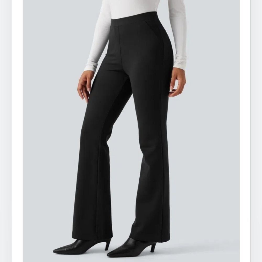 Halara Flex Wear-Resistant Mid Rise Ponte Roma Work Bootcut